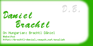 daniel brachtl business card