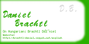 daniel brachtl business card